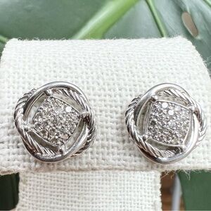 ❤️ David Yurman Infinity Earrings with Diamonds